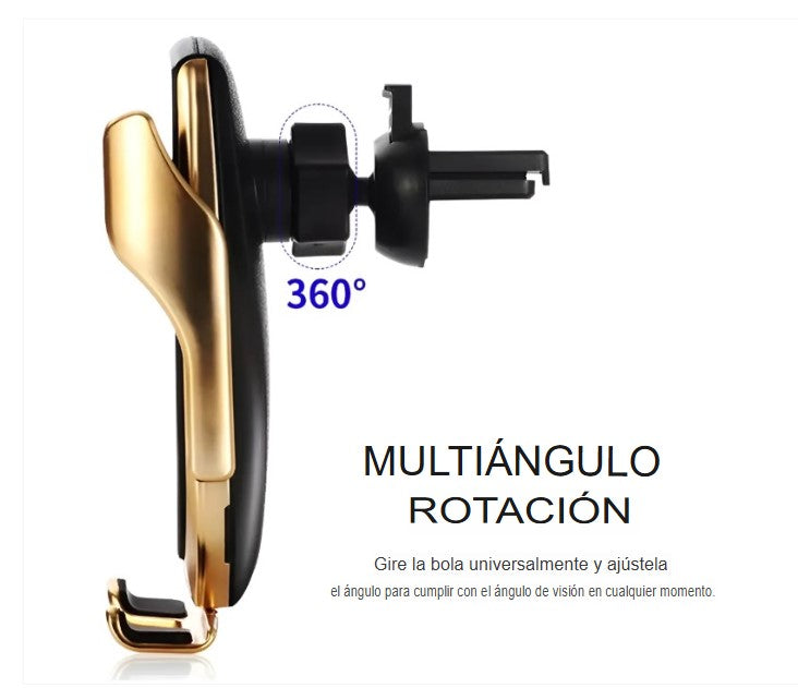 Soporte con Cargador Inalambrico