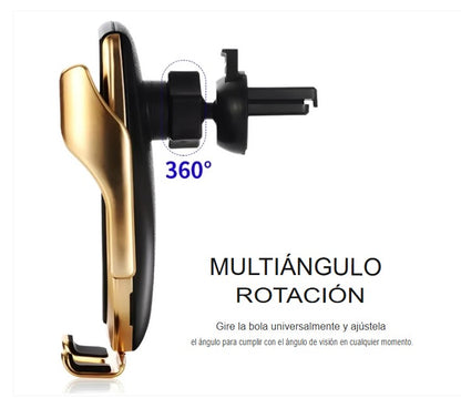 Soporte con Cargador Inalambrico
