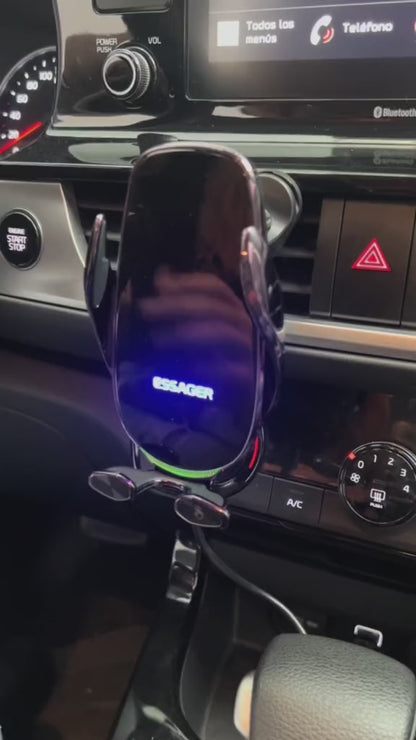 Soporte con Cargador Inalambrico